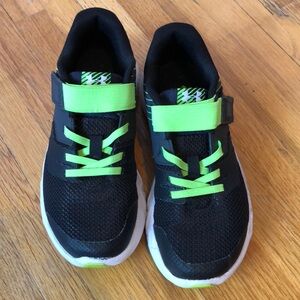 Under Armour Black and Green Athletic Sneakers